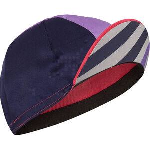 Madison Sportive poly cotton cap block stripe pink glo/deep lavender one size 