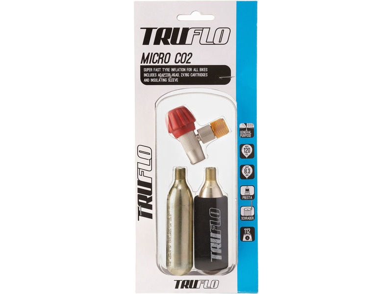 Truflo Micro CO2 Pump - Including 2 x 16 g Cartridges click to zoom image