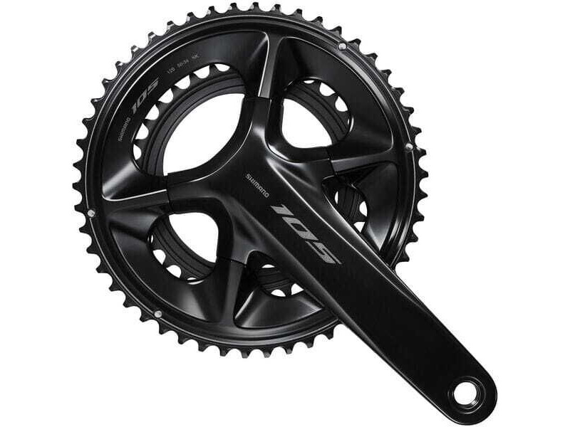 Shimano FC-R7100 105 double 12-speed chainset, HollowTech II 50 / 34T, black click to zoom image