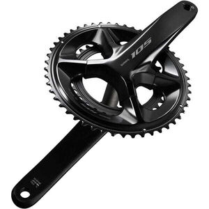 Shimano FC-R7100 105 double 12-speed chainset, HollowTech II 50 / 34T, black click to zoom image