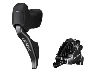 Shimano ST-RX825 GRX Di2 2-speed STI bled with BR-RX820 calliper, left rear 