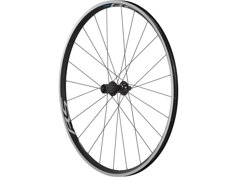 Shimano WH-RS100 clincher wheel, 9/10/11-speed, 130 mm Q/R axle, rear, black click to zoom image