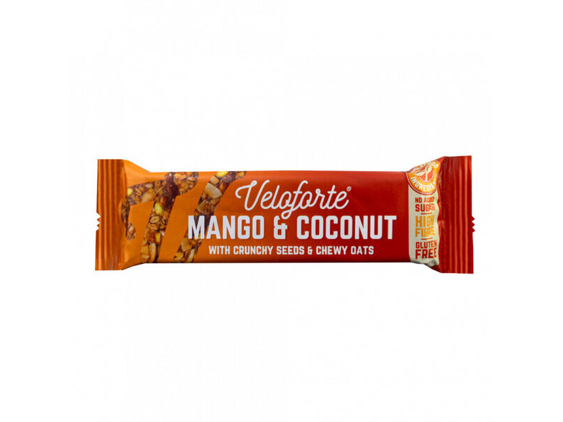 Veloforte Snack Bars Mango & Coconut click to zoom image